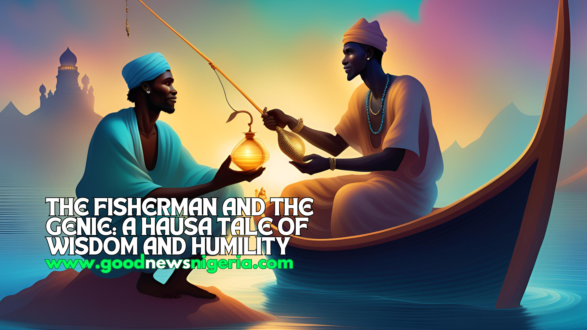 The Fisherman and the Genie: A Hausa Tale of Wisdom and Humility