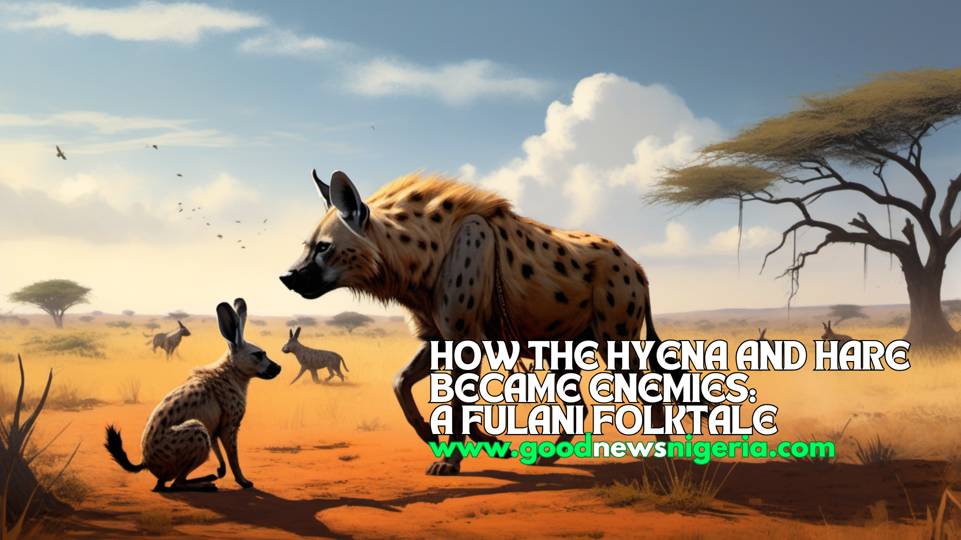 How the Hyena and Hare Became Enemies: A Fulani Folktale