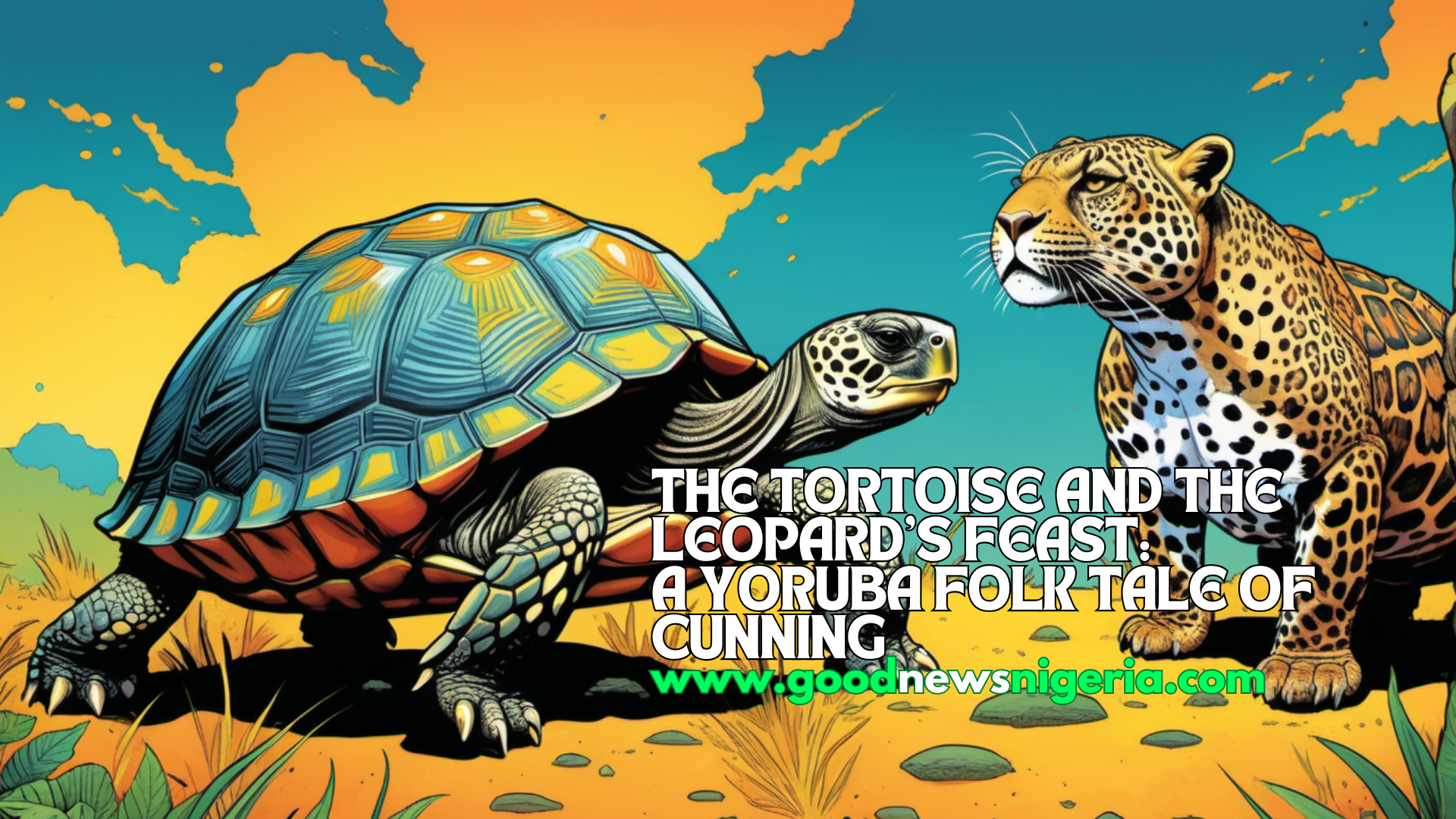 The Tortoise and the Leopard’s Feast: A Yoruba Folk Tale of Cunning